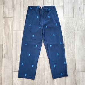 Urban Outfitters Men Size 32X30 Alien Embroidered Wideleg Baggy Pants Corduroy‎